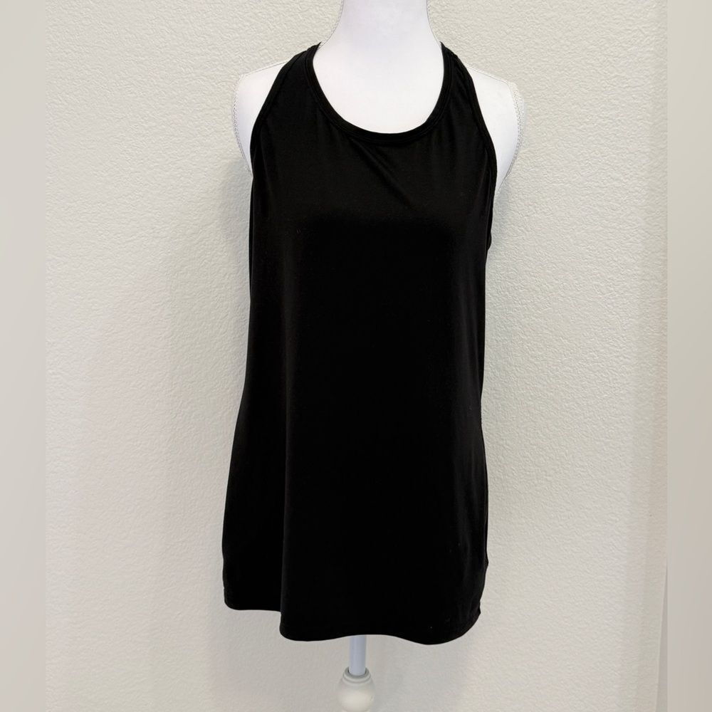 Athleta Black Racerback Loose Fit Tank Top
